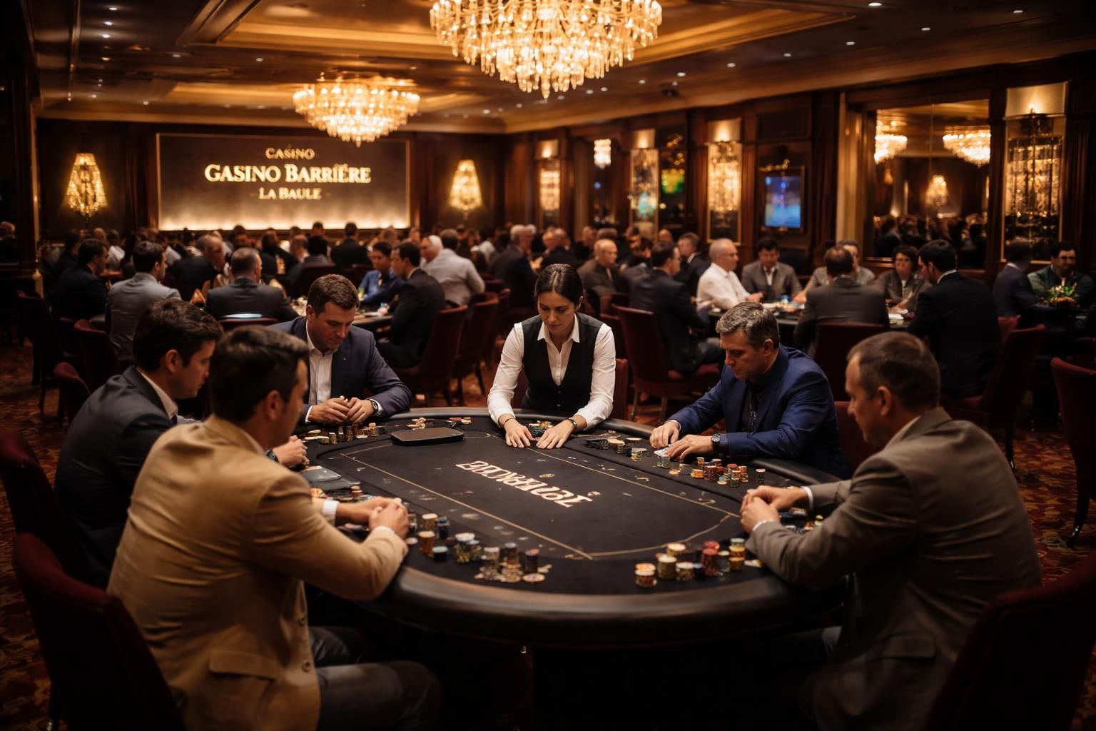 découvrez l'expérience unique de la salle de poker du casino barrière à la baule, en france, où passion, ambiance conviviale et jeux d'exception se rencontrent pour des moments inoubliables.